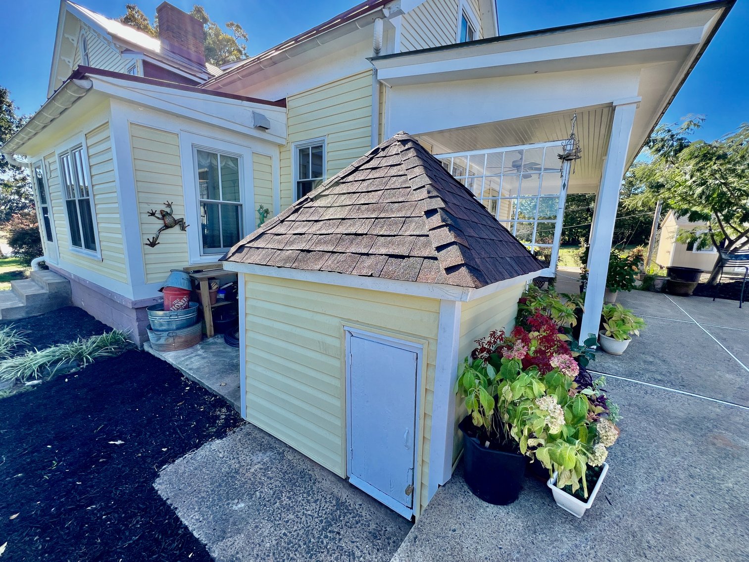 Image for 4 BR/4 BA Victorian/Queen Anne Style Farm House:  Detached Garages/Shops w/Apartment, Pond & Pool on 10.5 +/- Acres in Fauquier County, VA