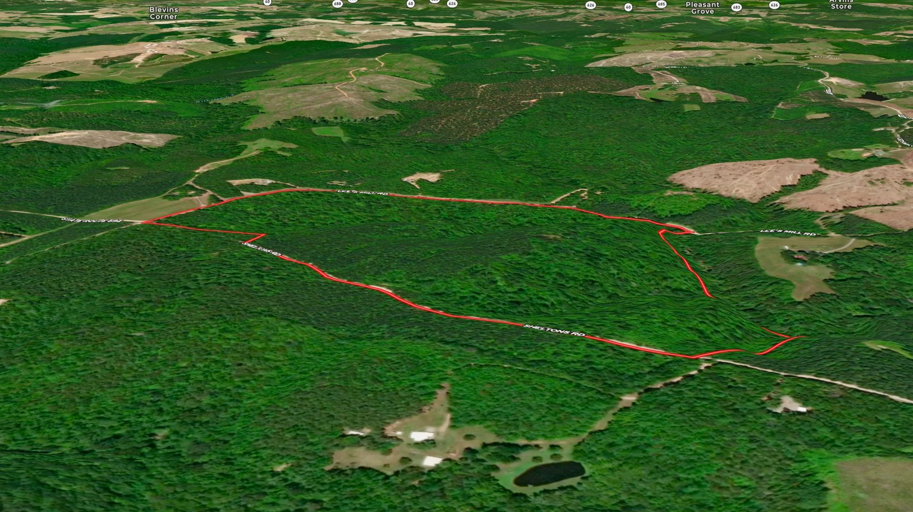 Image for 102 +/- Acre Timber Tract w/Large Amount of Frontage on 2 Roads--Lunenburg County, VA
