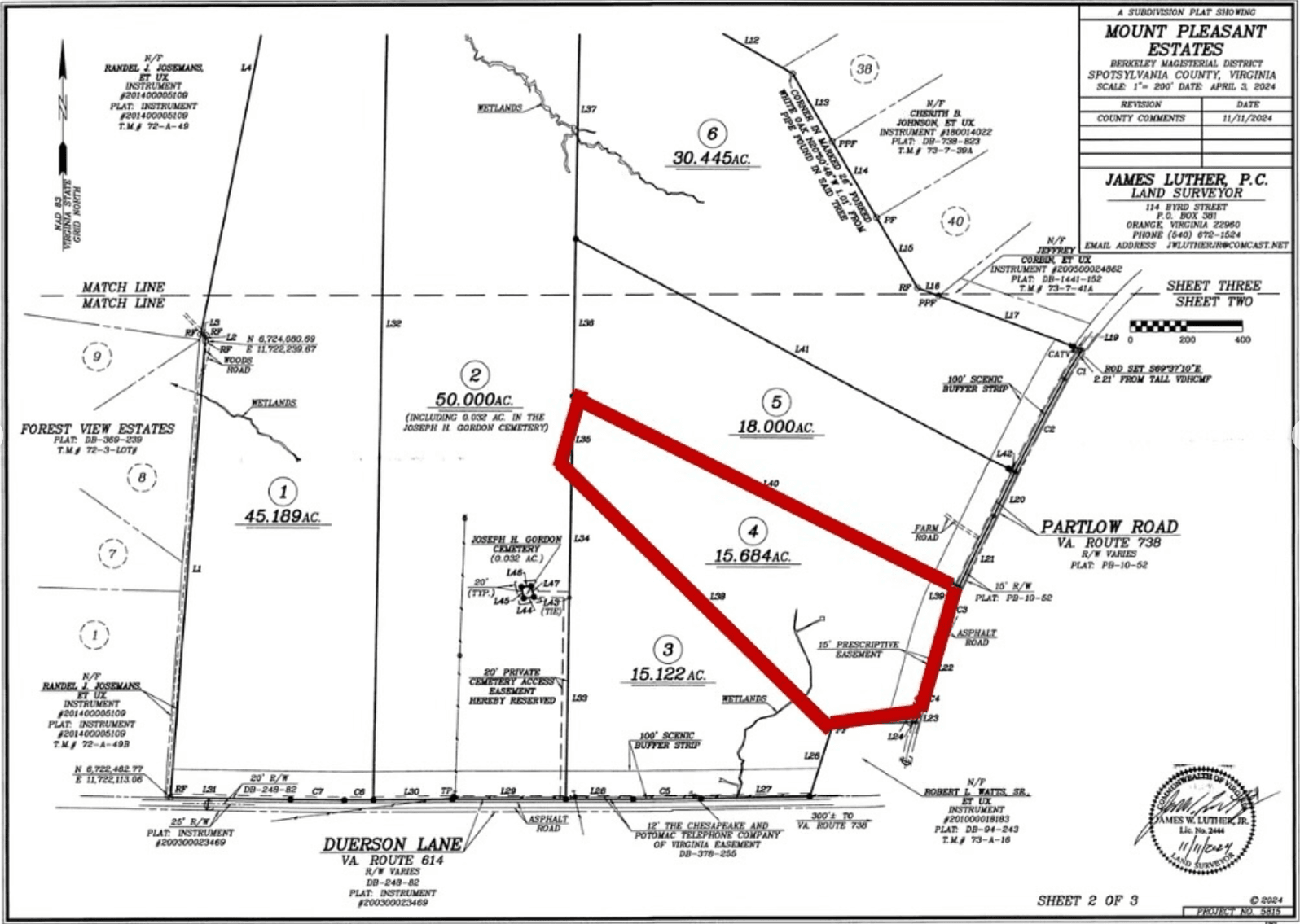 Image for 15.68 +/- Acre Estate Building Lot in Spotsylvania County, VA--SELLING to the HIGHEST BIDDER via ONLINE ONLY BIDDING!!