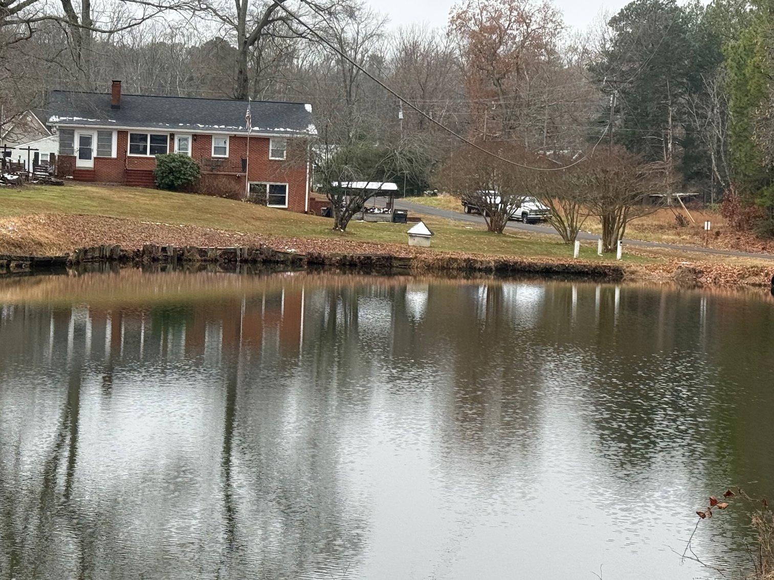 Image for 3 BR/2 BA Brick Home w/Basement Fronting Pond & Views of Mattox Creek in Colonial Beach, VA--SELLING to the HIGHEST BIDDER!!