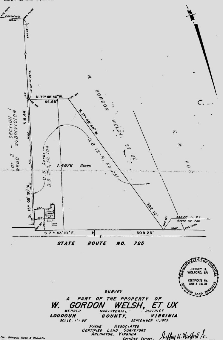 Image for 3 BR Partially Renovated Home on 1.47 +/- Acres in Loudoun County, VA