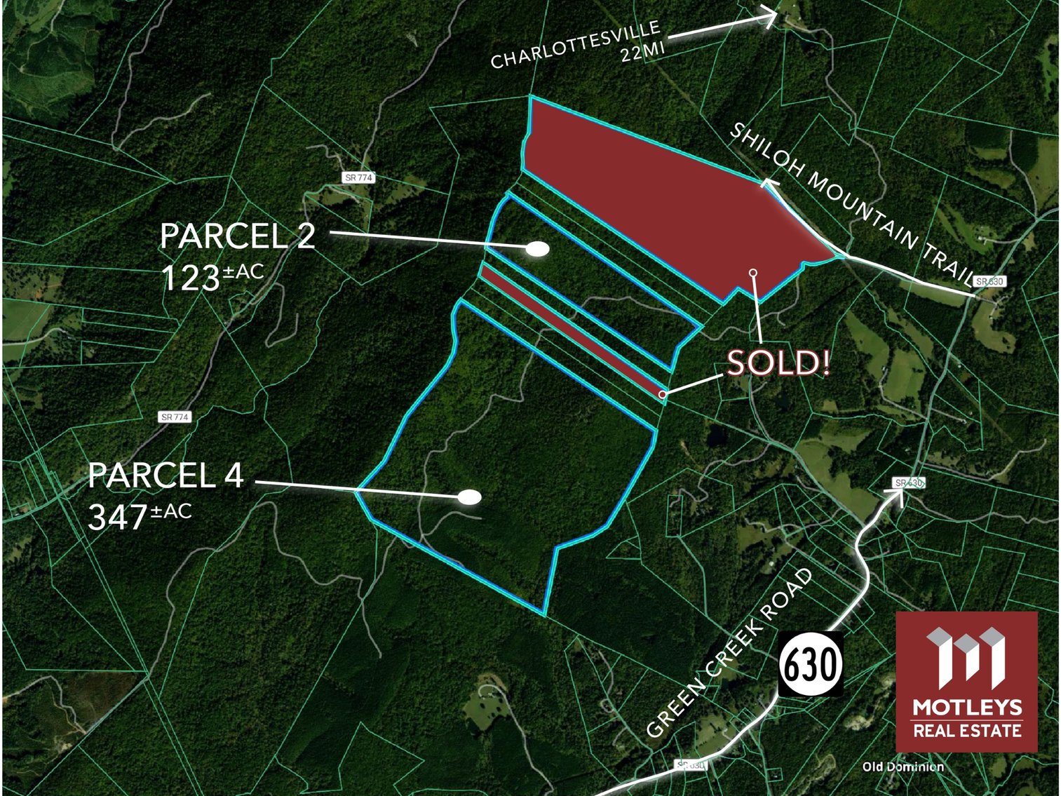 Image for For Sale Due to Bidder Default | Two Parcels Remaining! 347± Acres and 123± Acres - Buy One or Both! | Charlottesville Convenience Meets Wilderness Living | Exceptional Deer, Bear & Turkey Habitat | Appleberry Farm in Albemarle County, VA