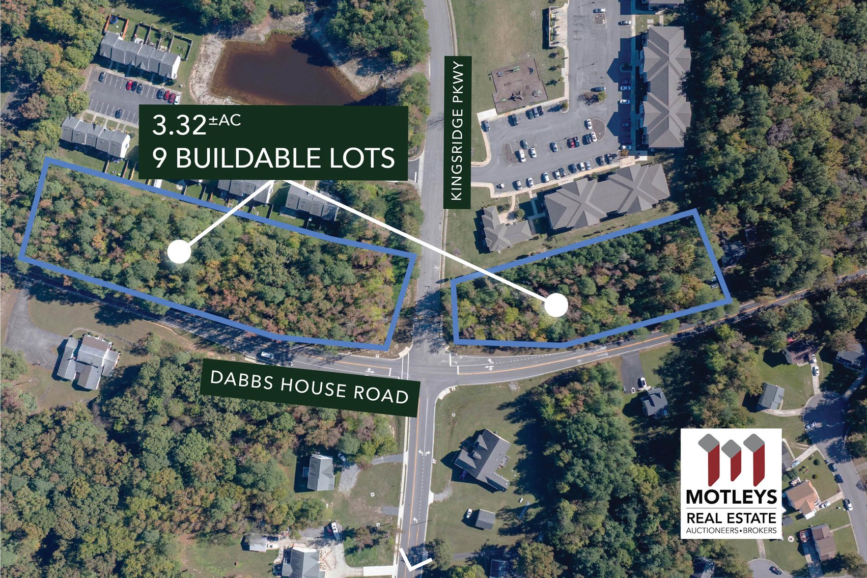 Image for Coming Soon! | Countdown to Closing Event | 3.32± AC | 9 Buildable Residential Lots | Approved County Plans | Dabbs House Rd & Kingsridge Pkwy | Henrico, VA | 23223 | Part 1 of 2 | Online Only