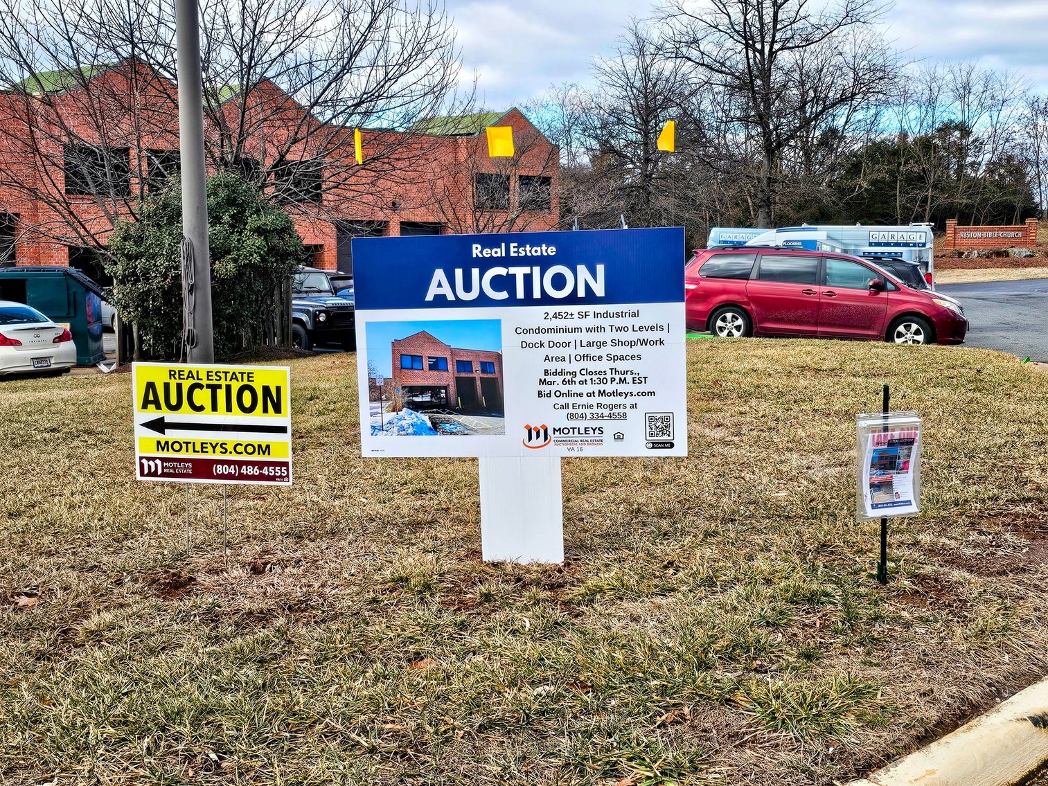 Image for Public Auction | 3,772± SF Industrial Condominium with Two Levels | Dock Door | Office Spaces | 45681 Oakbrook Court - Suite 101 | Sterling, VA