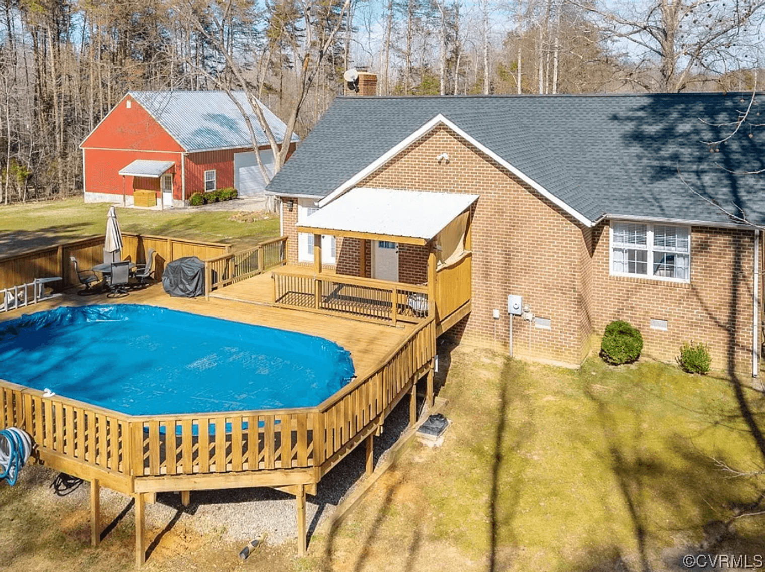 Image for UNDER CONTRACT! 3 BR/2 Bath Brick Home | 1,900± SF | Open Concept Layout | Saltwater Pool | Call Carly to Find Your Dream Home! 25 Pine Ridge Dr | Cumberland, VA