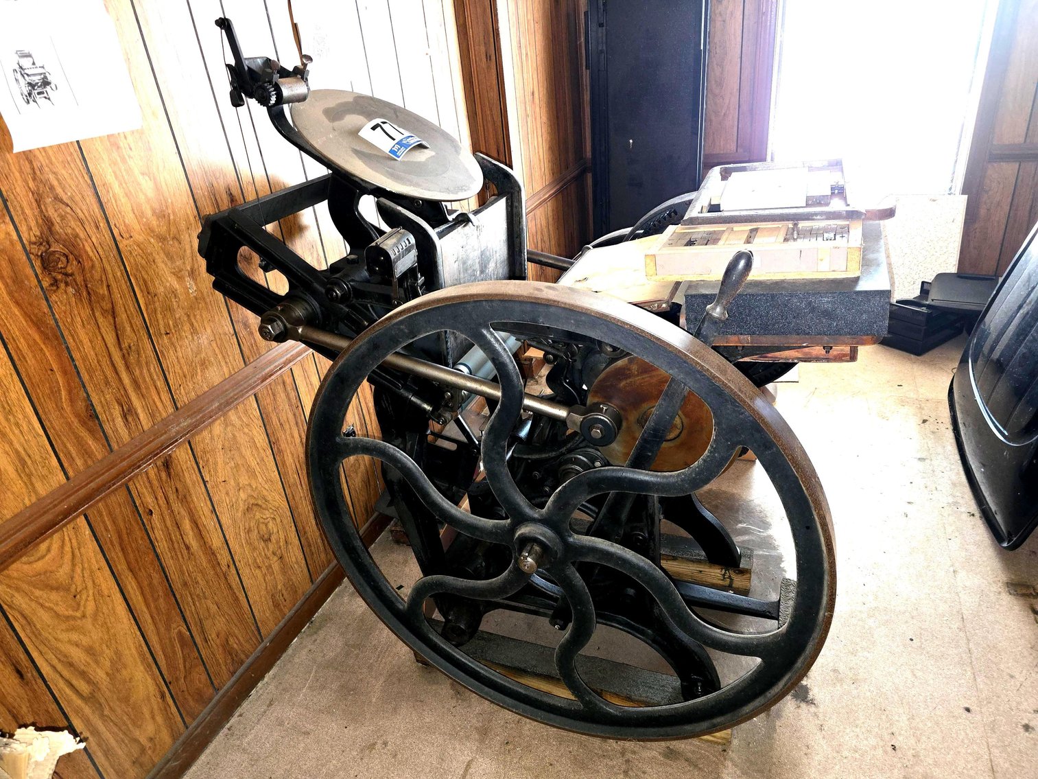 Image for Auction | Vintage Platen Letterpress | Complete Liquidation Holmes Trailer | Online Bidding | Ashland, VA